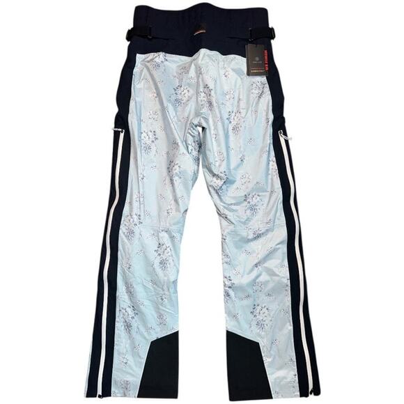 Bogner Fire + Ice X Loveshackfancy Lt.Blue Navy Floral Print Portia Ski Pants 10 - Picture 6 of 12